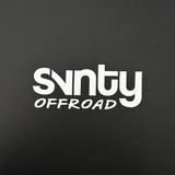 SVNTY OFFROAD White Logo Vinyl Decal – Show Off Your 4x4 Spirit!