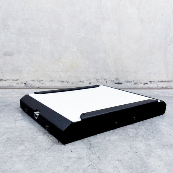 Black Starlink Mini Mount with 2 Pin Deutsche Plug and 12 Volt Booster