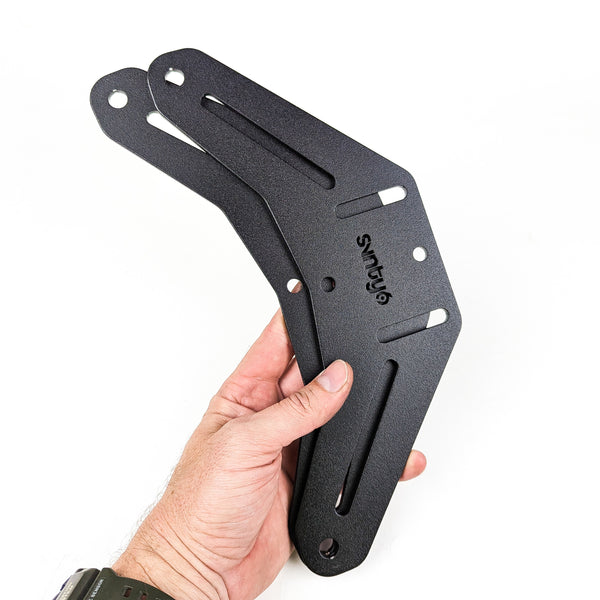 Maxtrax MKII & Xtreme flush mount bracket kit to suit Rhino Rack & Yakima