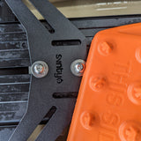 Maxtrax MKII & Xtreme flush mount bracket kit to suit ROLA TITAN Tray Roof Rack.